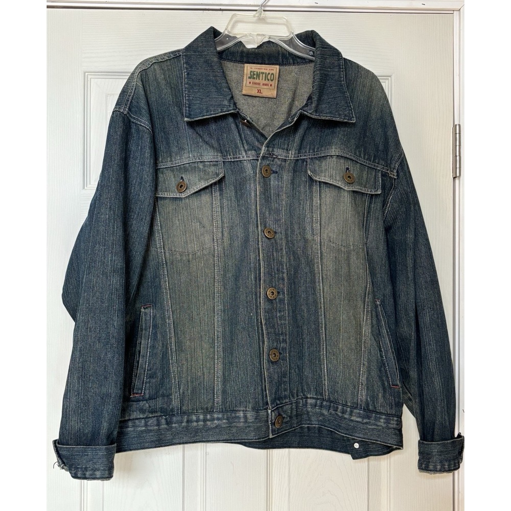 Sentico the Legendary Blue Jean Jacket Classic Jeans Size XL  Vintage